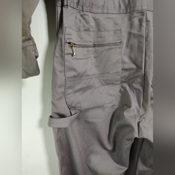 Berne Men's Gray Work Coveralls - Picture 12 of 14